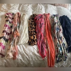 Random lot of scarfs